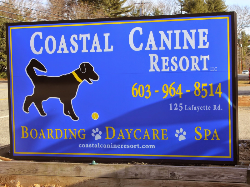 Coastal Canine Resort Signage